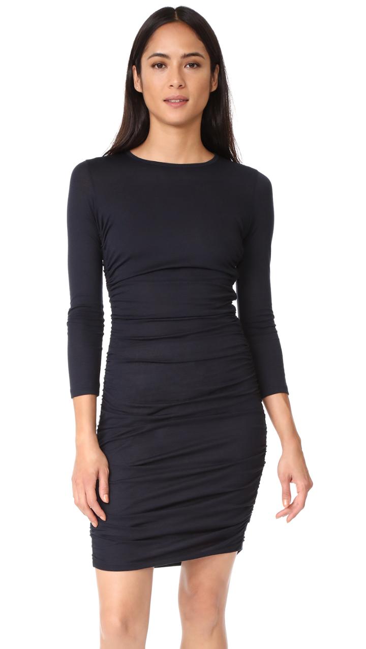 Theory Ruched Mini Dress