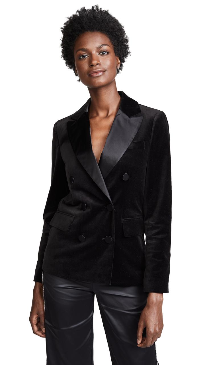 Edition10 Velvet Blazer
