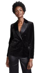 Edition10 Velvet Blazer