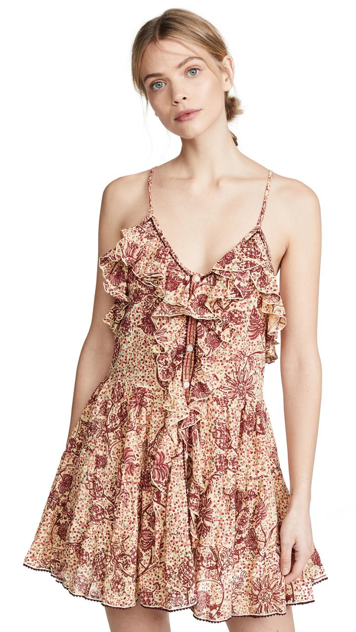 Poupette St Barth Tamara Ruffle Dress