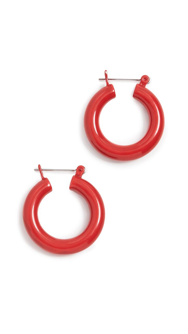Luv Aj The Rainbow Baby Amalfi Hoop Earrings
