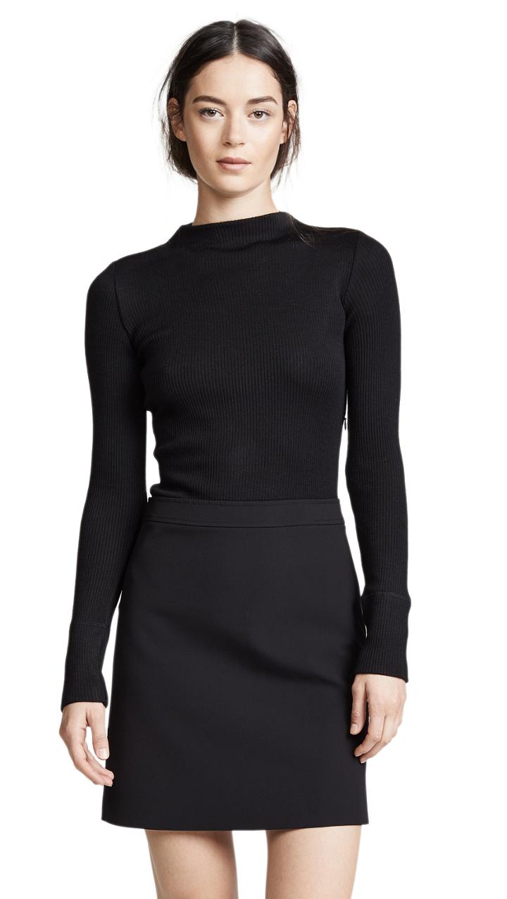 Theory Mock Mini Combo Dress