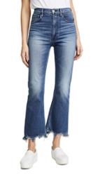 L Agence High Rise Skinny Jeans With Deconstructed Hem