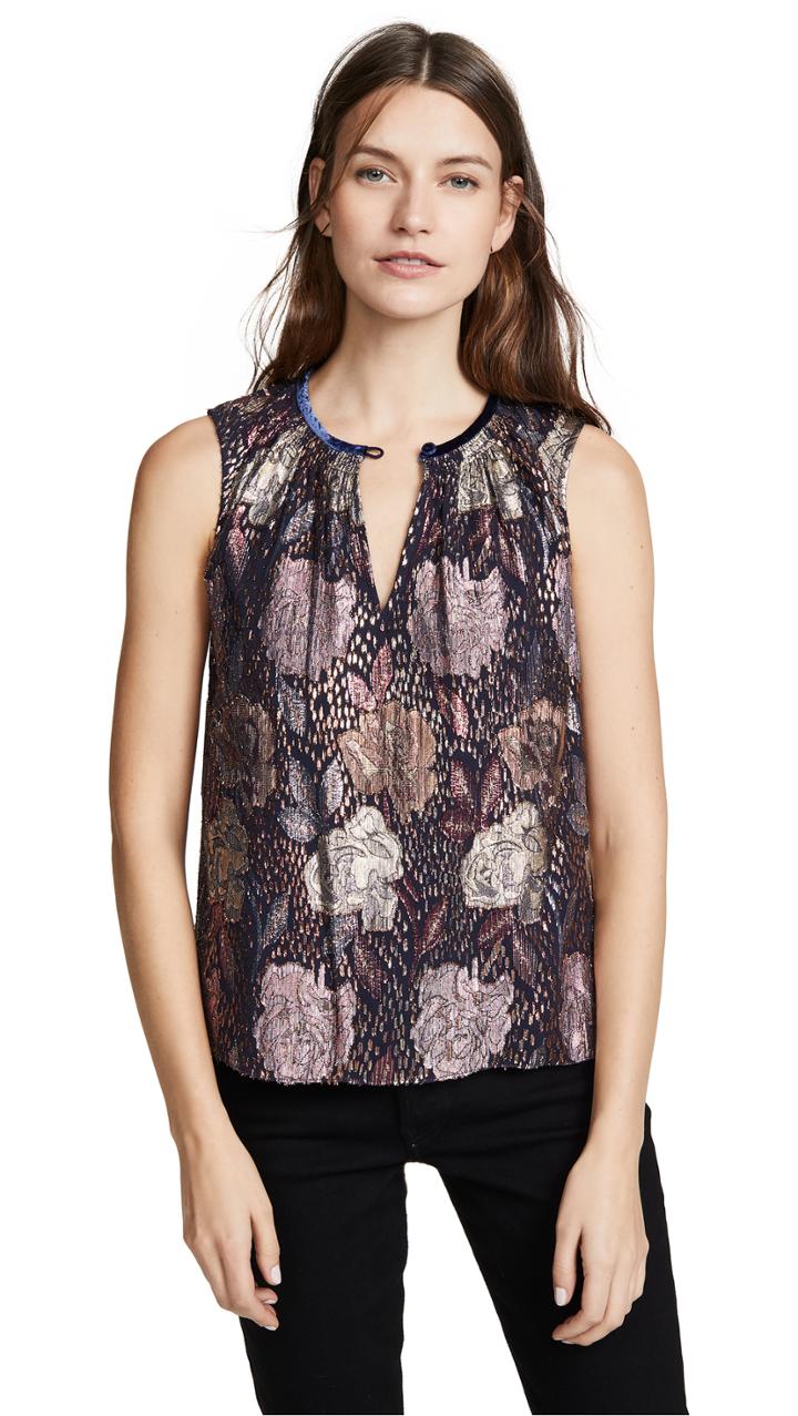 Rebecca Taylor Rose Clip Top