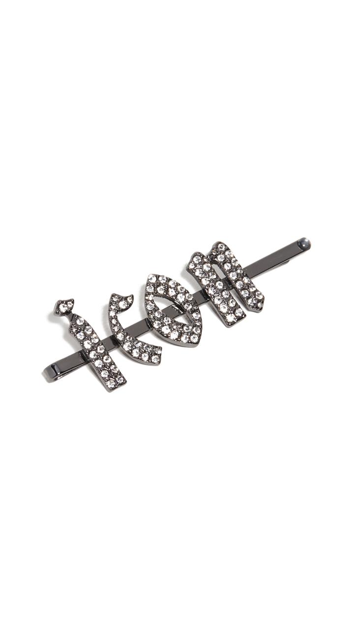 Kitsch Rhinestone Gothic Icon Barrette