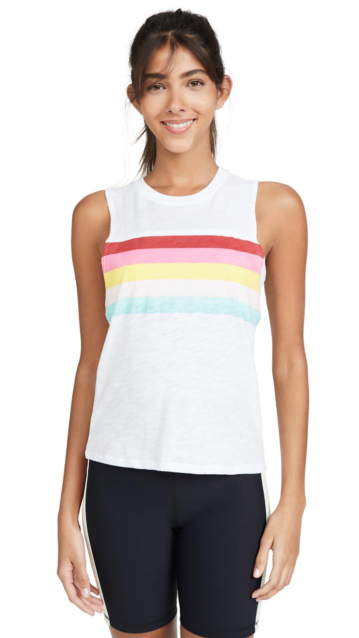 Spiritual Gangster Rainbow Karissa Active Tank
