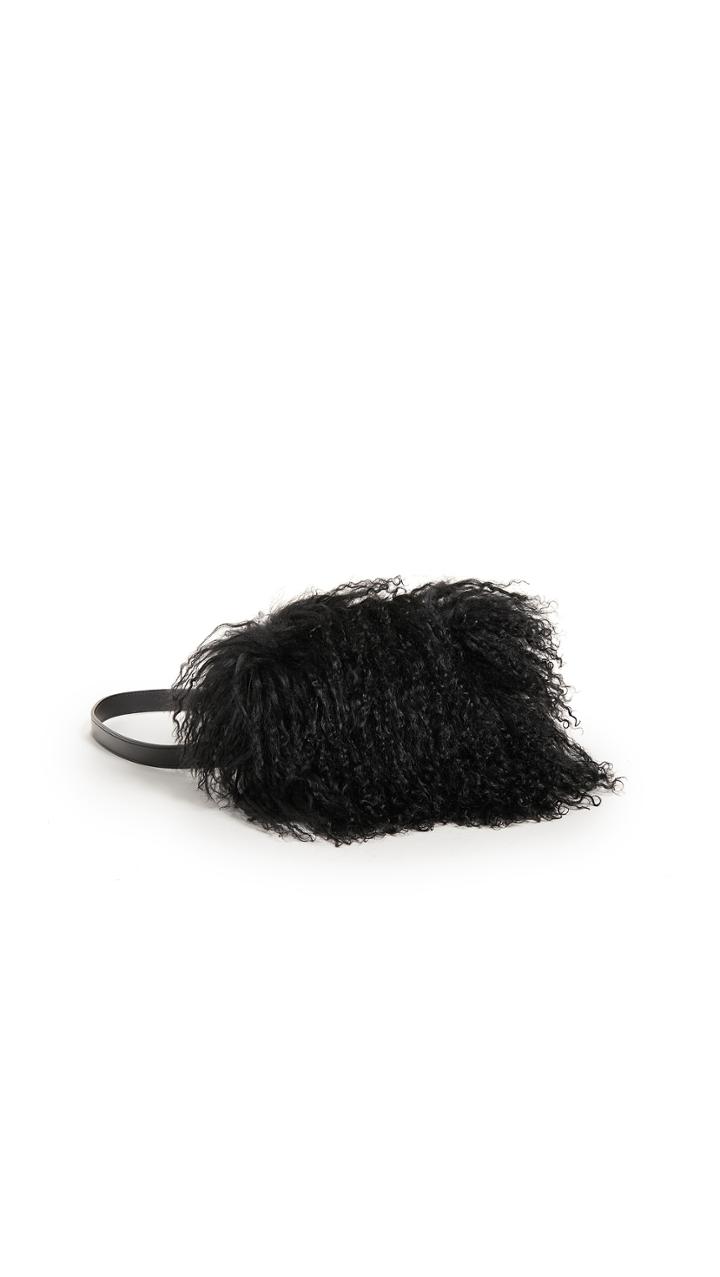 Avec La Troupe Hendrix Shearling Belt Bag