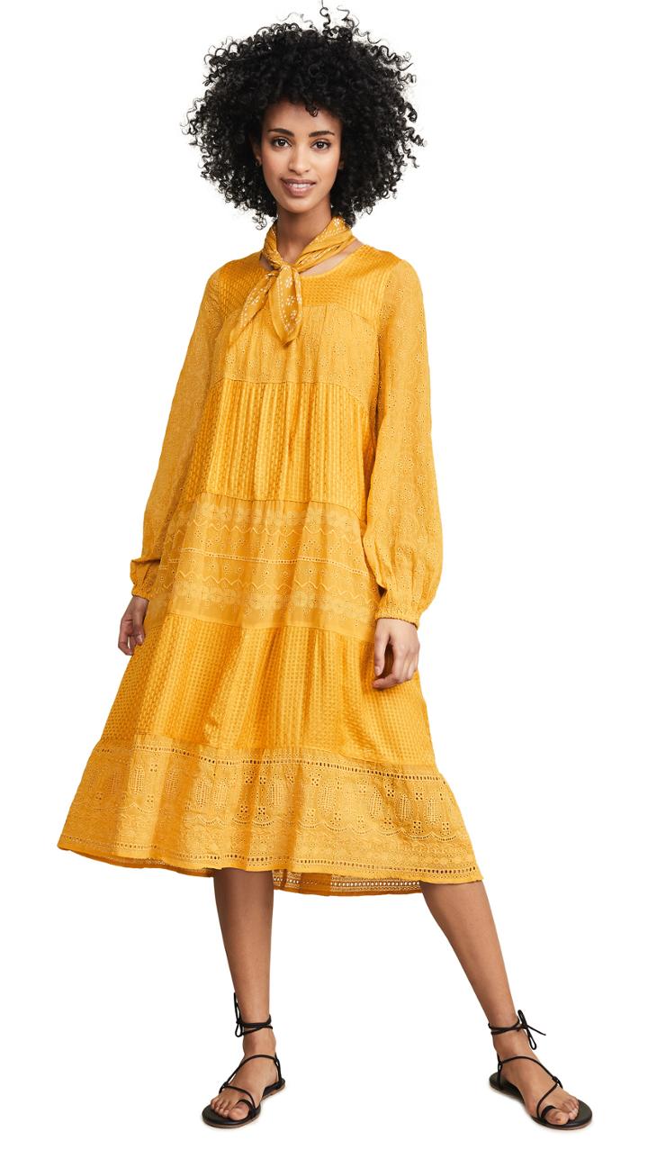 Free People Gemma Midi Dress