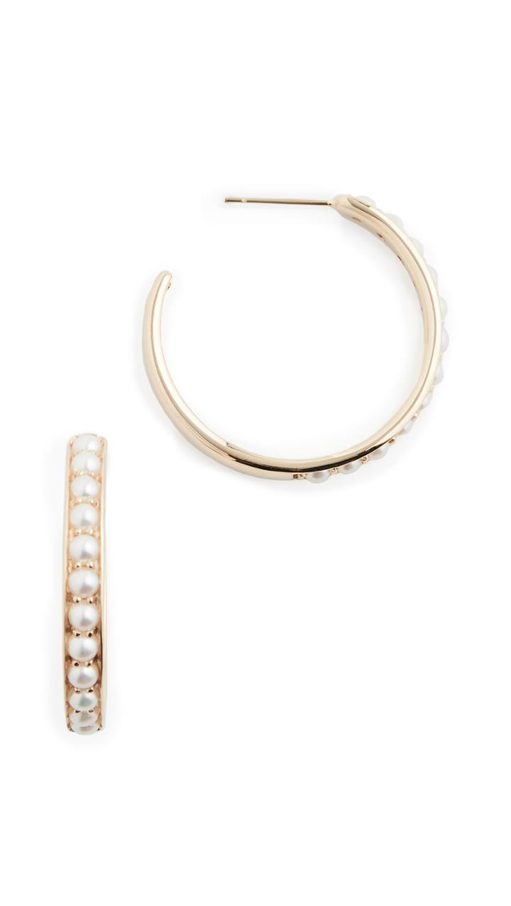 Jane Taylor 14k 1 Chubby Stud Hoops 