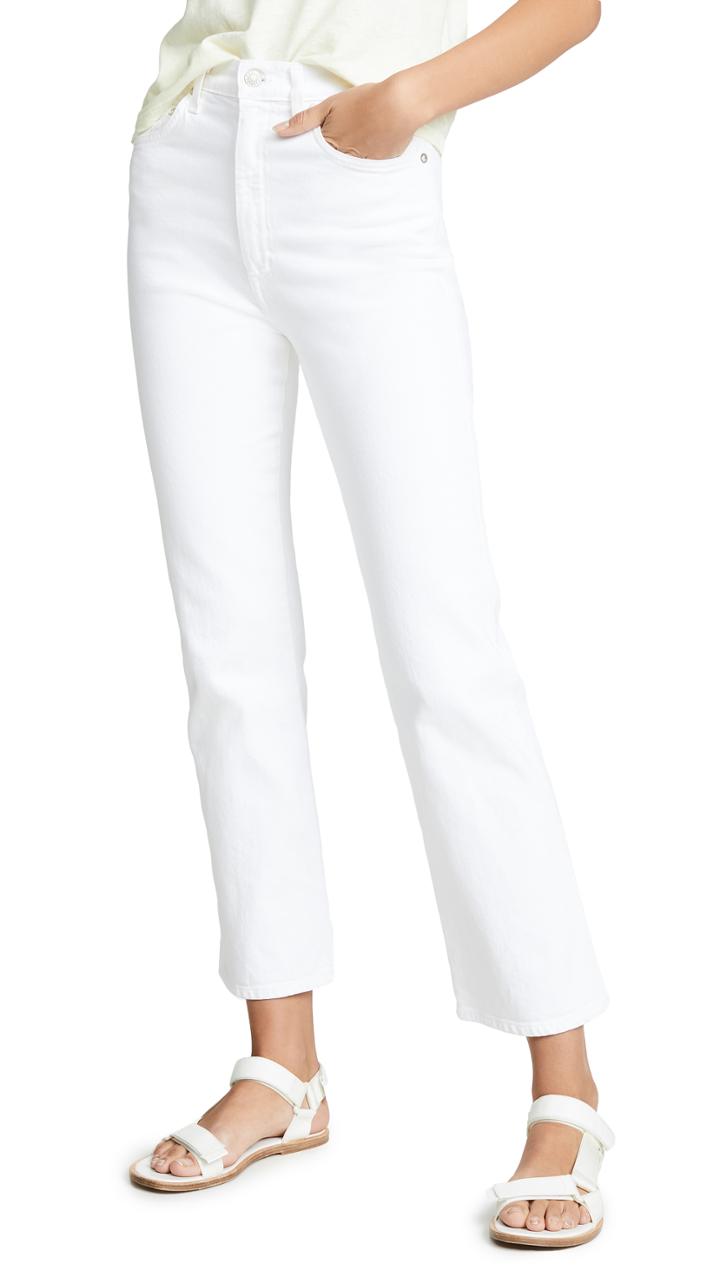 Agolde Pinch Waist High Rise Kick Jeans