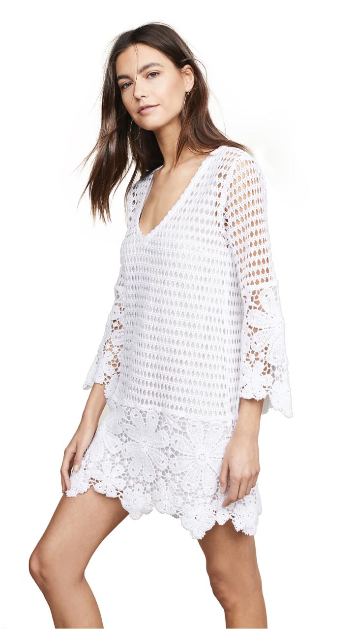 Temptation Positano Cosenza Retro Crochet Dress