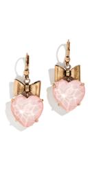 Tory Burch Heart And Bow Earrings