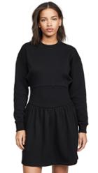 Opening Ceremony Long Sleeve Fleece Mini Rib Dress