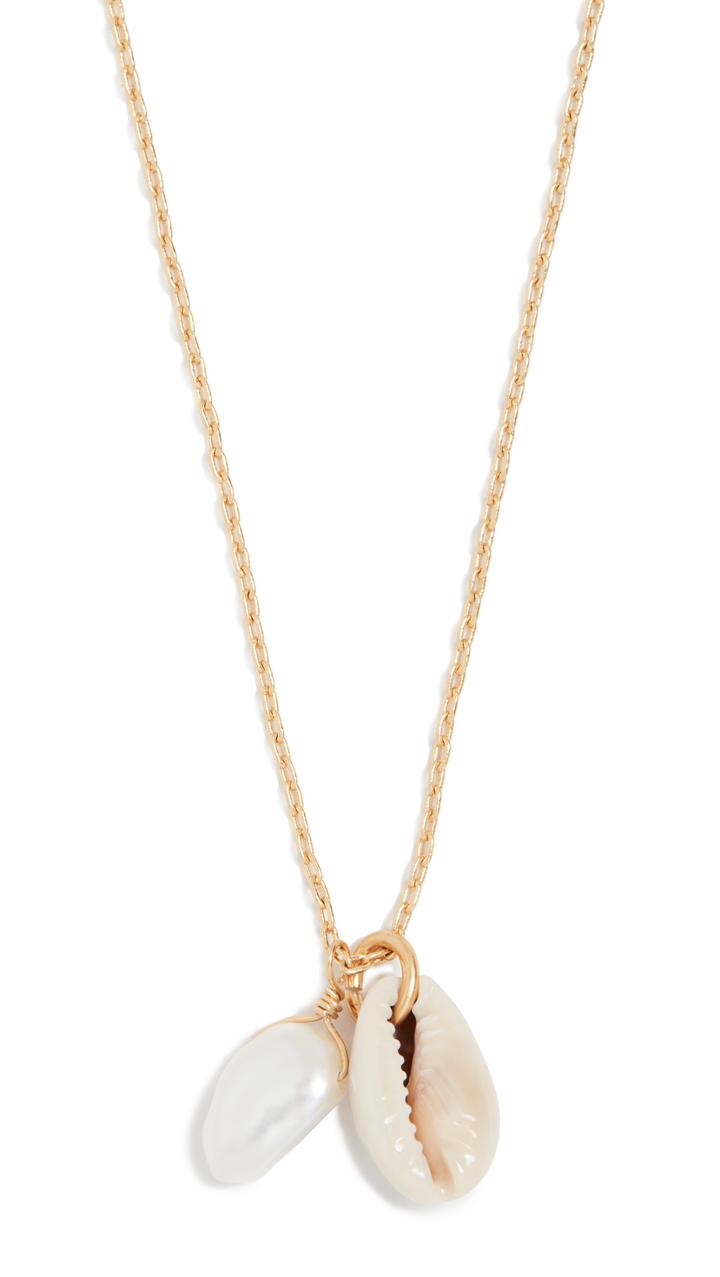Madewell Shell Charm Layer Necklace