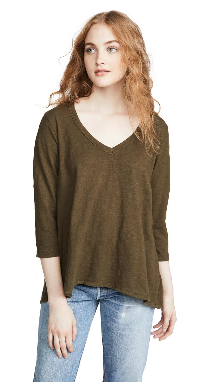 Wilt Deep V Shrunken Boyfriend Tee