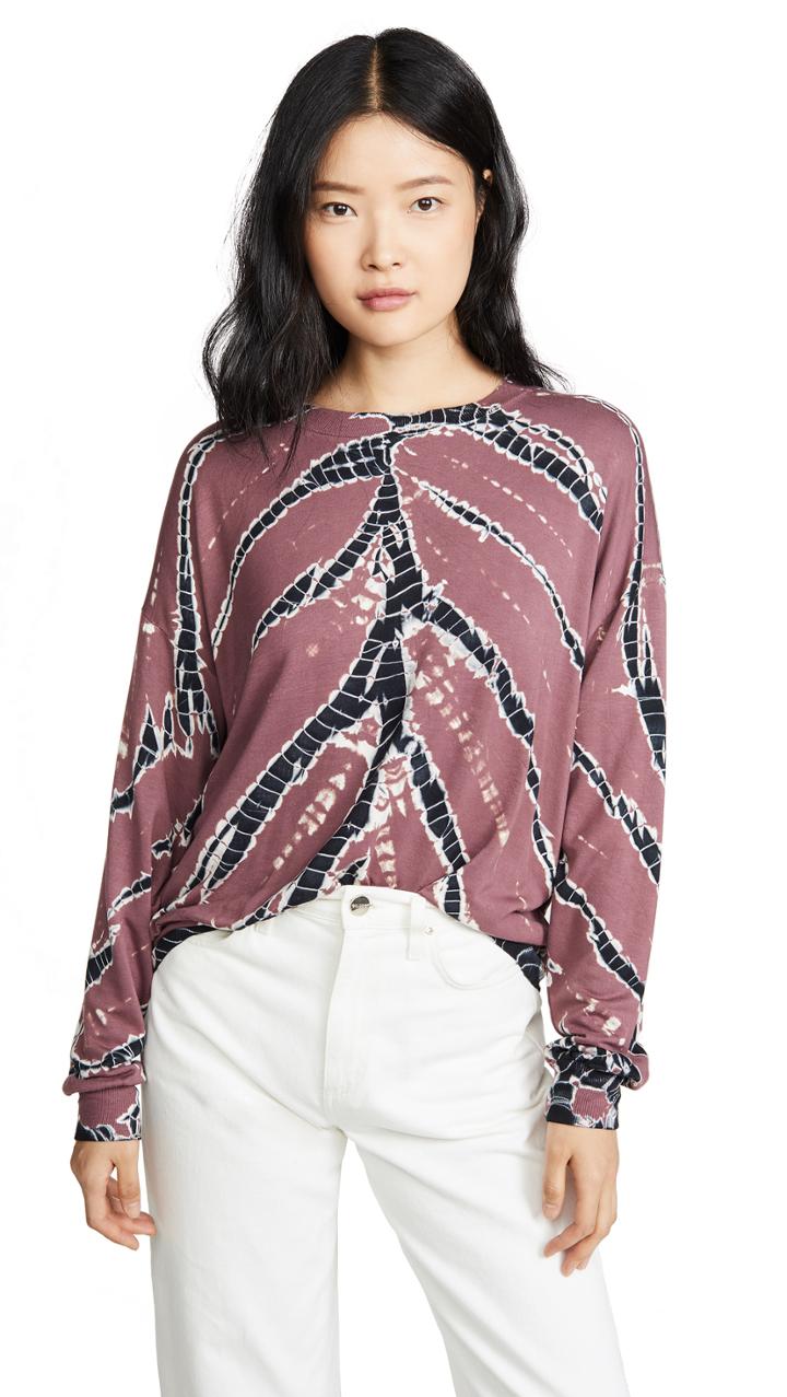 Young Fabulous Broke Tie Dye Top