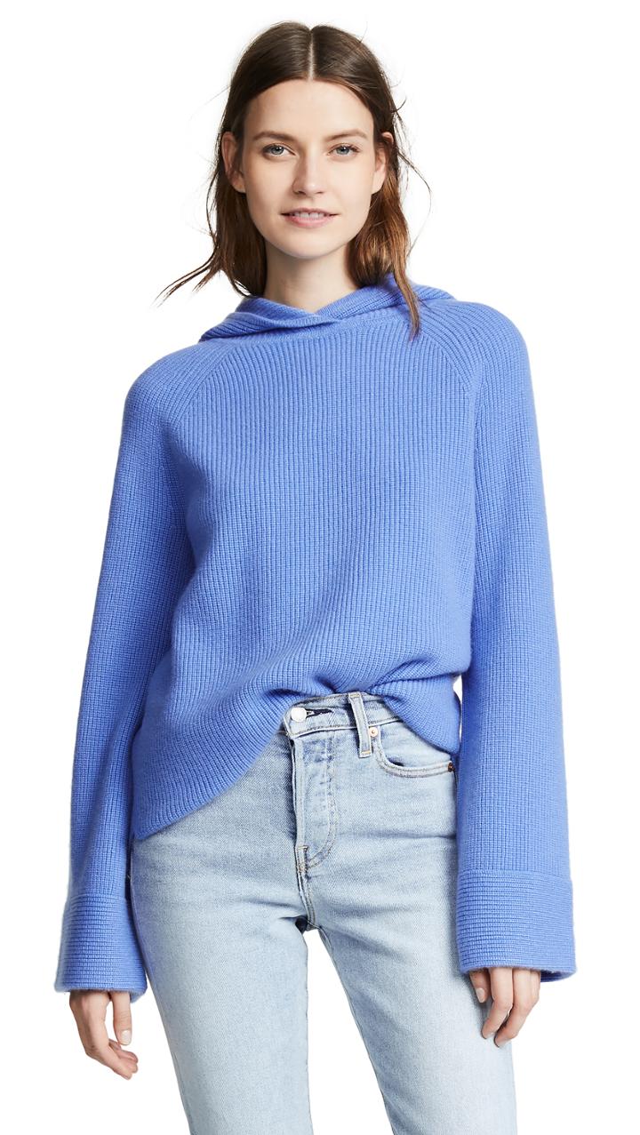 Tse Cashmere Flared Sleeve Cashmere Hoodie