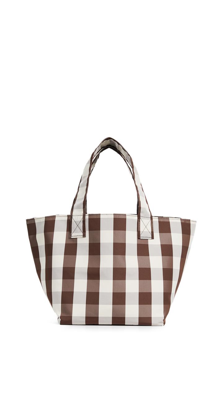 Trademark Small Gingham Grocery Tote