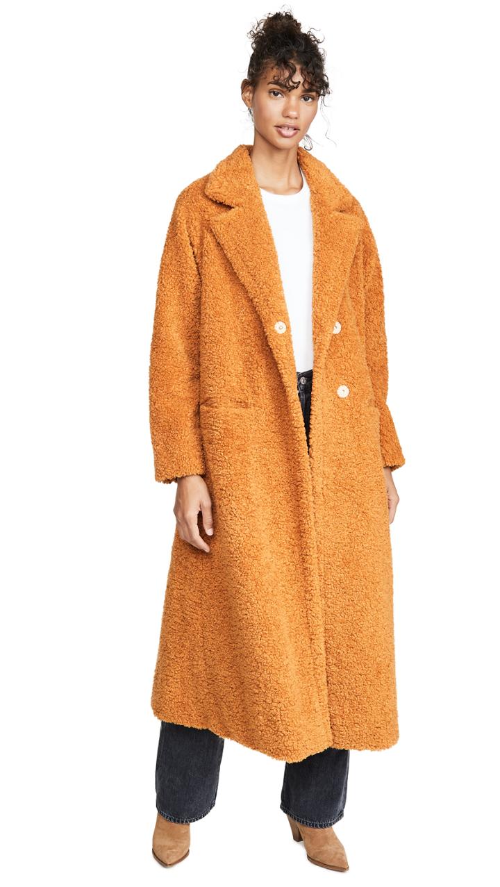 Forte Forte Shearling Faux Fur Coat