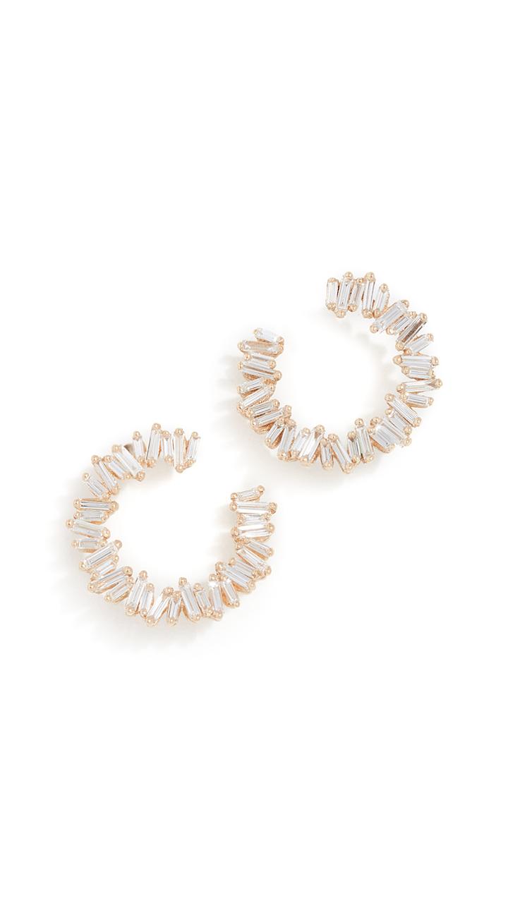 Suzanne Kalan 18k Medium Spiral Earrings