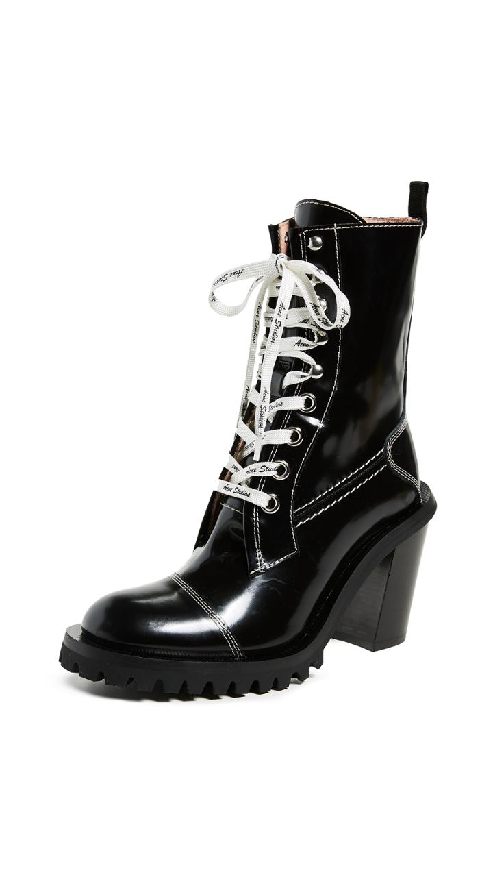Acne Studios Heeled Combat Boots