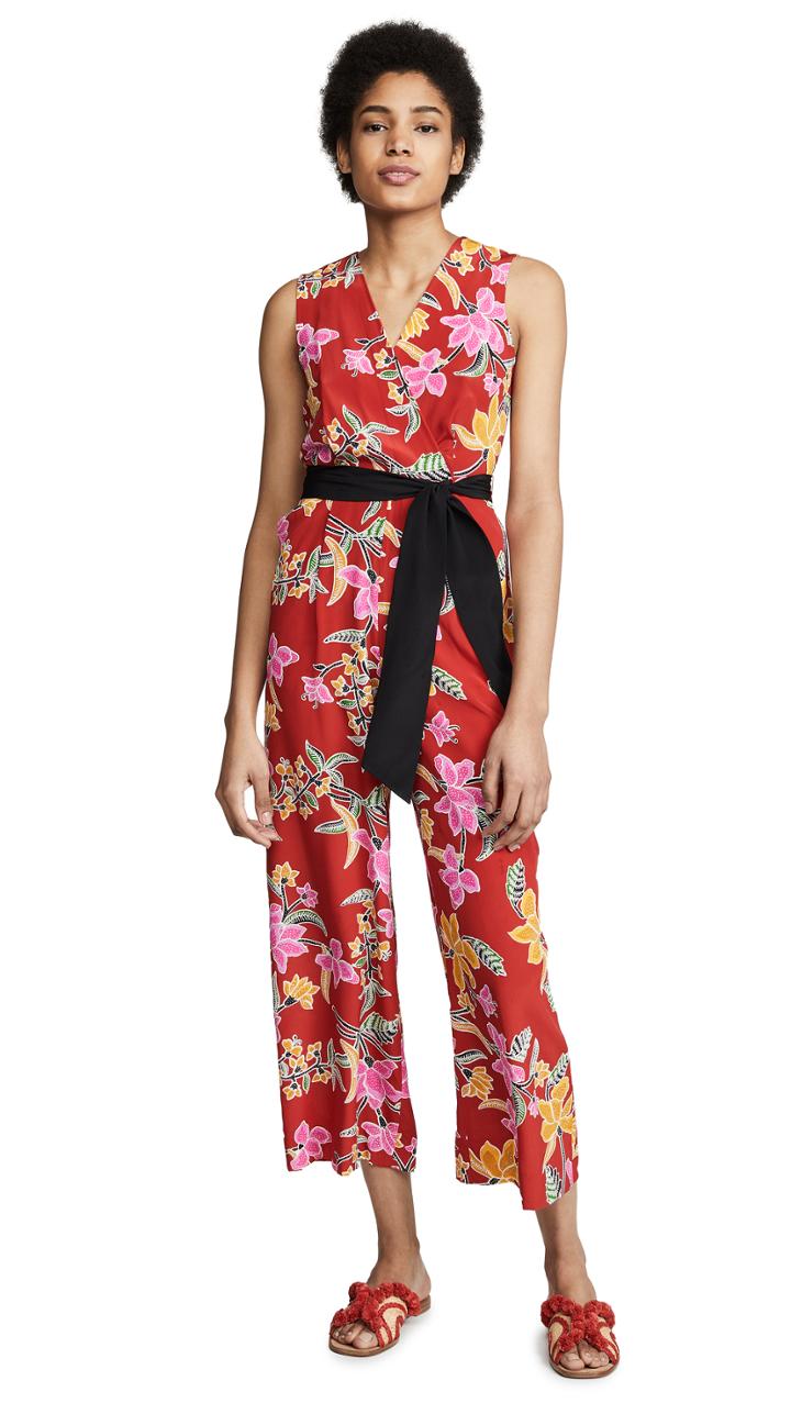 Diane Von Furstenberg Crossover Jumpsuit