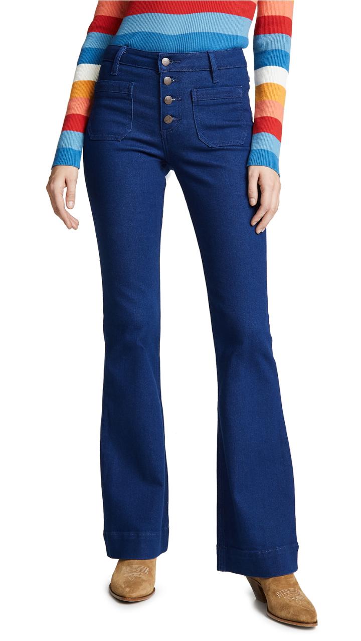 Wrangler High Rise Exaggerated Bootcut Jeans