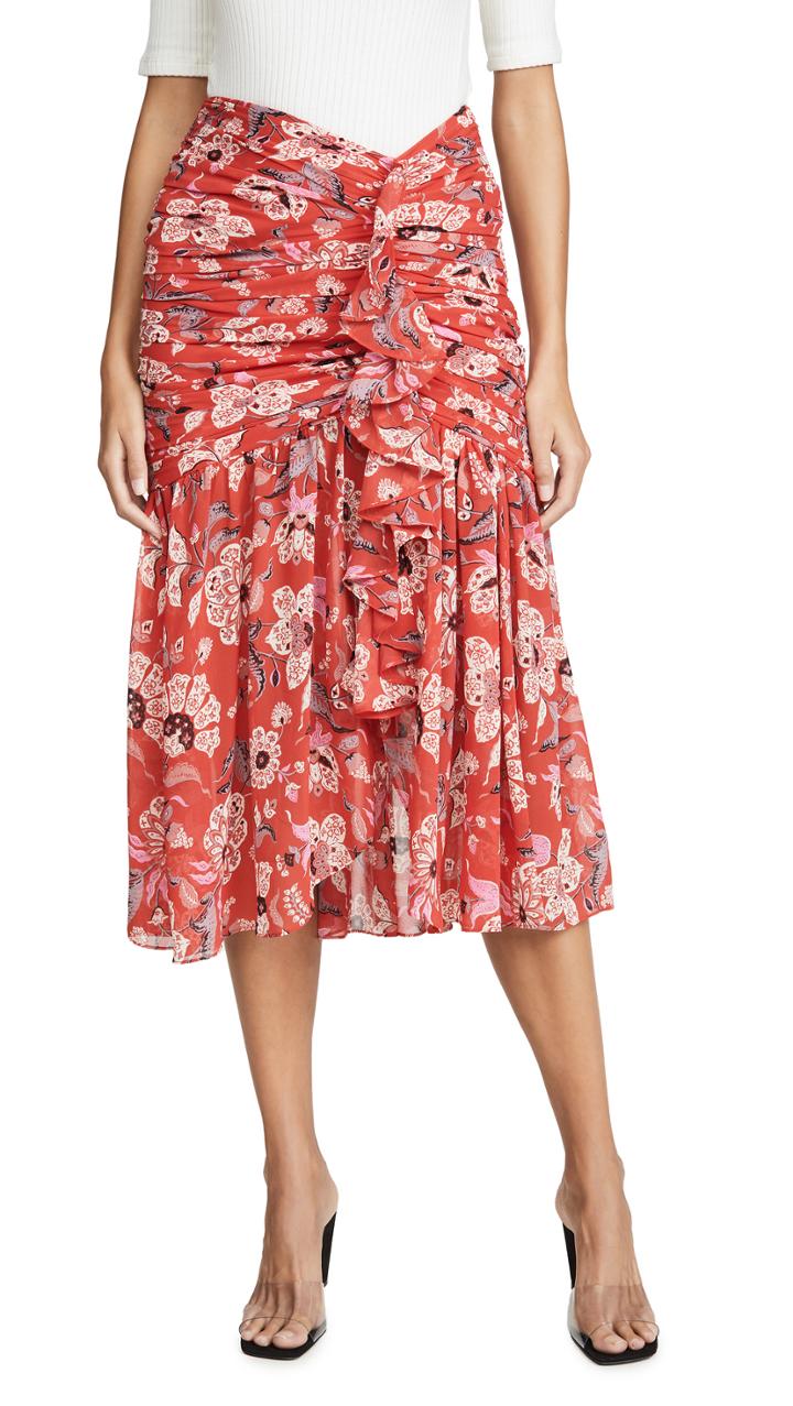 Cinq A Sept Midi Kathleen Skirt