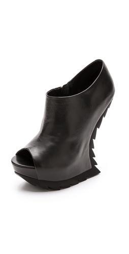 Camilla Skovgaard Heelless Wedge Booties With Saw Sole