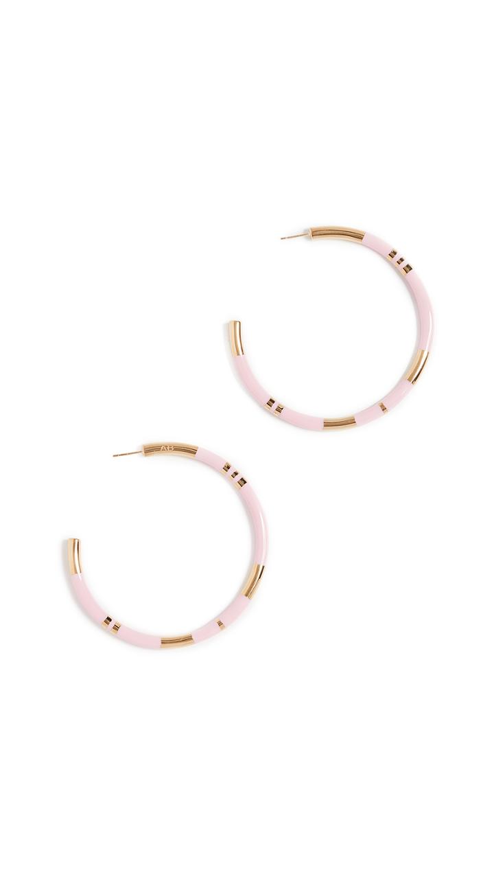 Aurelie Bidermann Positano Large Hoop Earrings