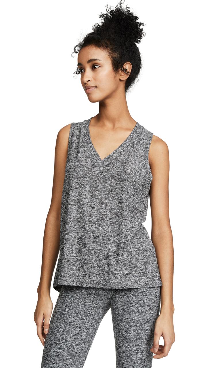 Beyond Yoga All About It Split Back Tank