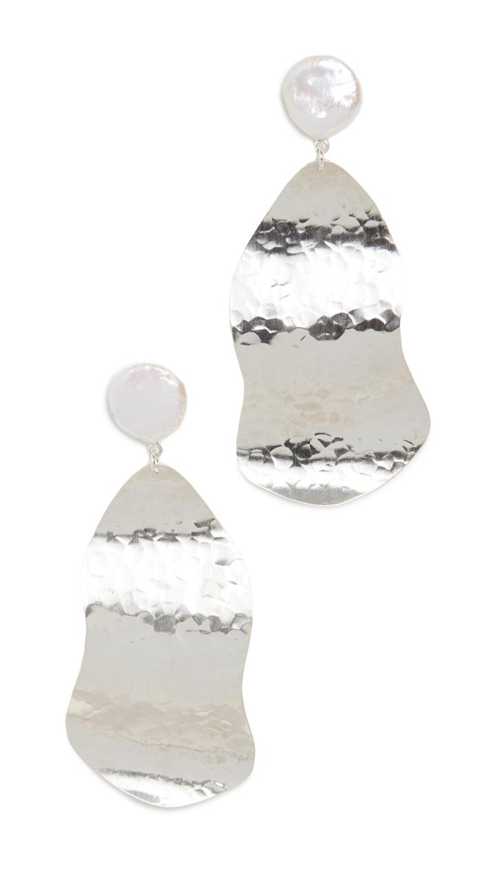 Chan Luu Hammered Metal Earrings