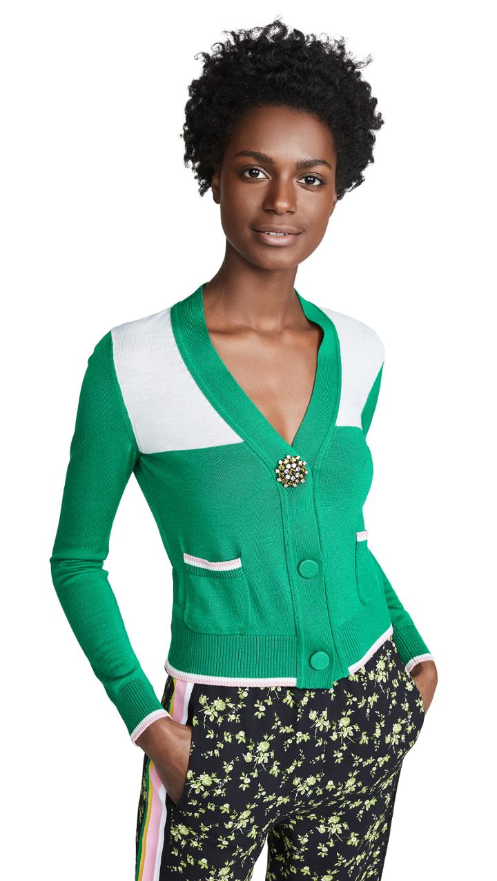 No 21 Cardigan With Jewel Accent