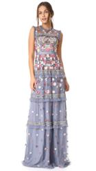 Needle Thread Floral Jet Gown