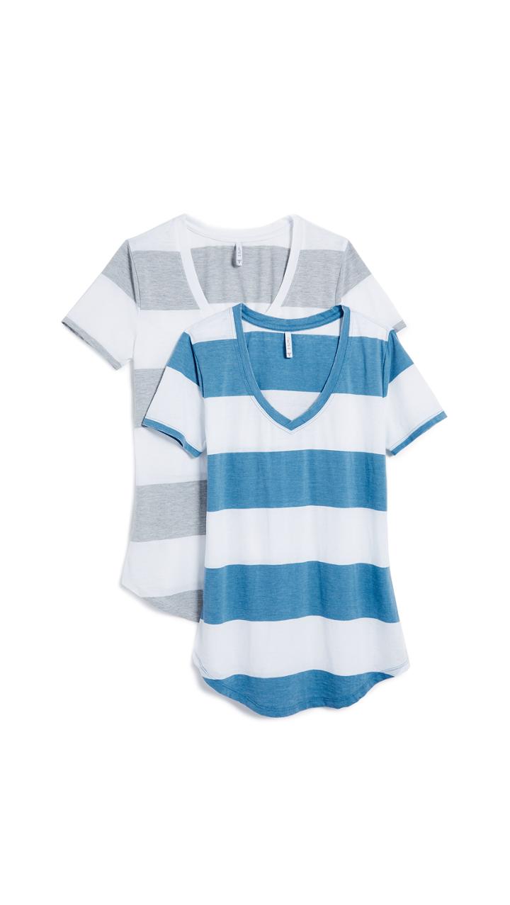 Z Supply The Venice Stripe Tee 2 Pack