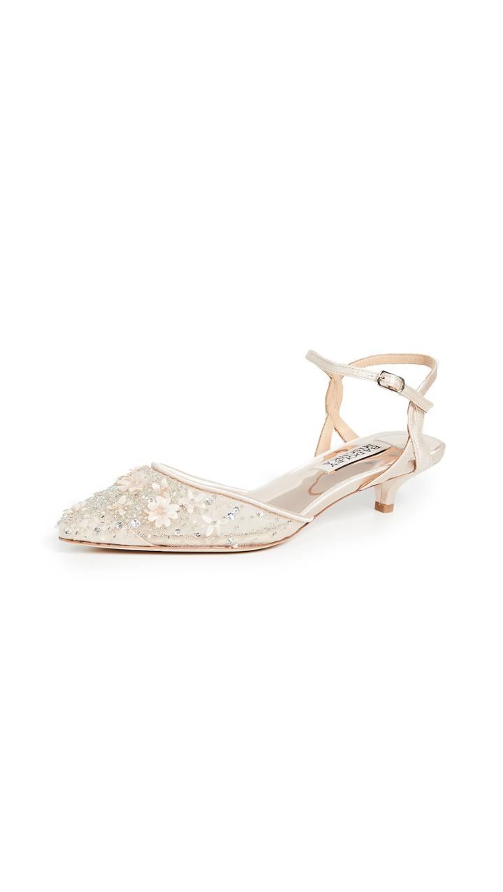 Badgley Mischka Iris Kitten Heel Pumps
