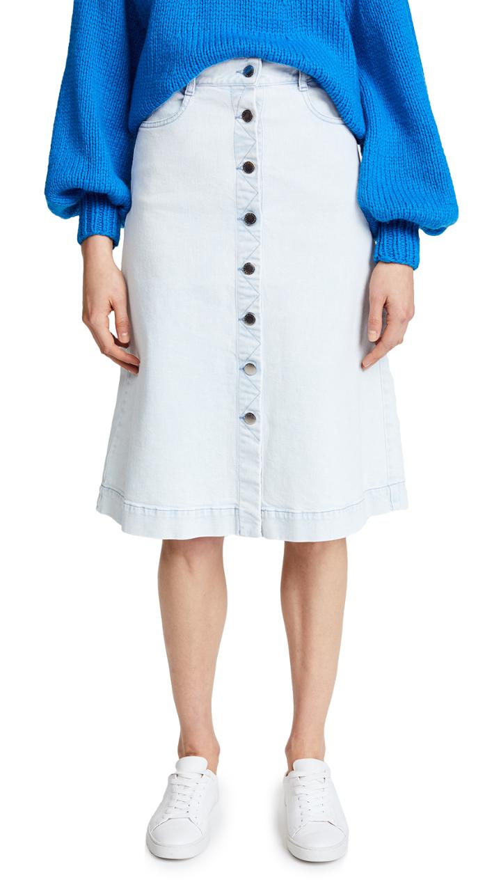 Stella Mccartney Sylvia Denim Skirt