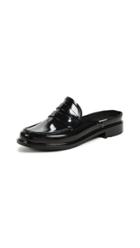 Hunter Boots Backless Gloss Penny Loafers