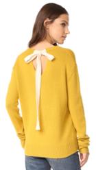 Joseph Tie Back V Neck Cashmere Sweater