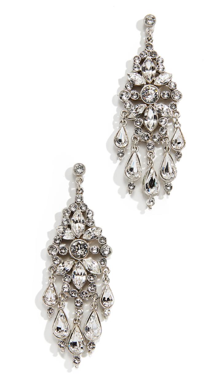Ben Amun Crystal Drops Post Earrings