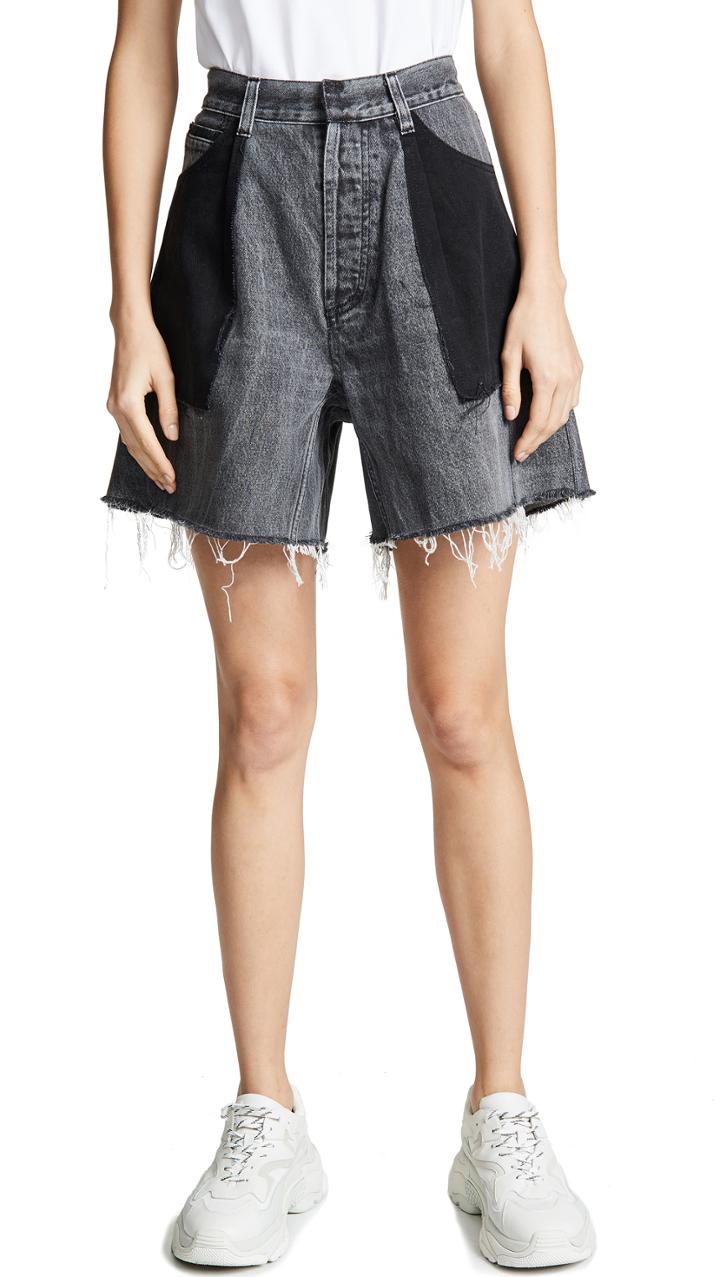 Ksenia Schnaider Reworked Denim Shorts