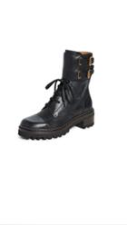 See By Chloe Mallory Combat Lug Boots