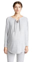 Ingrid Isabel Lace Up Cocoon Maternity Top