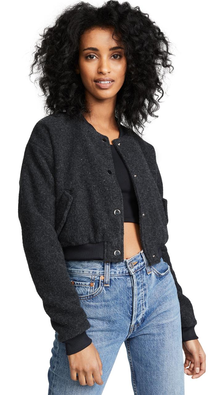 Live The Process Easy Crop Bomber
