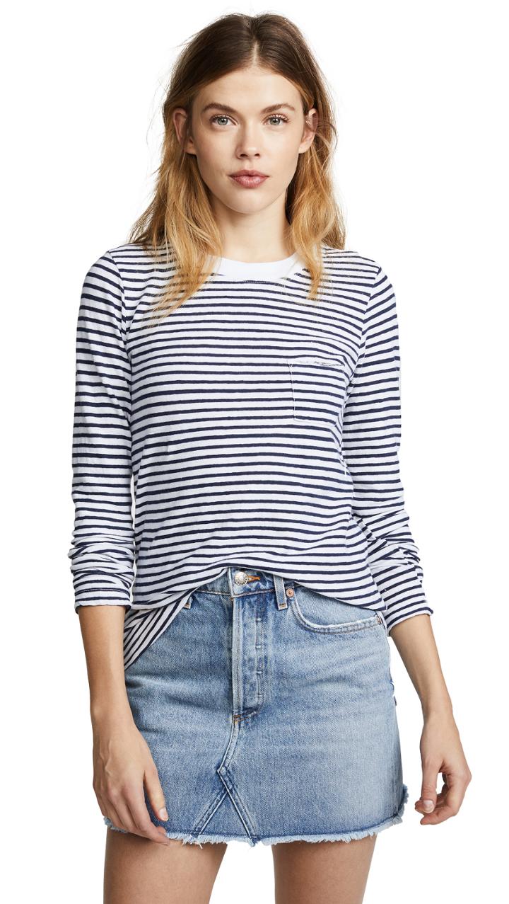 Stateside Stripe Long Sleeve Tee