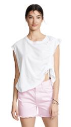 Current Elliott Ruched Muscle Tee