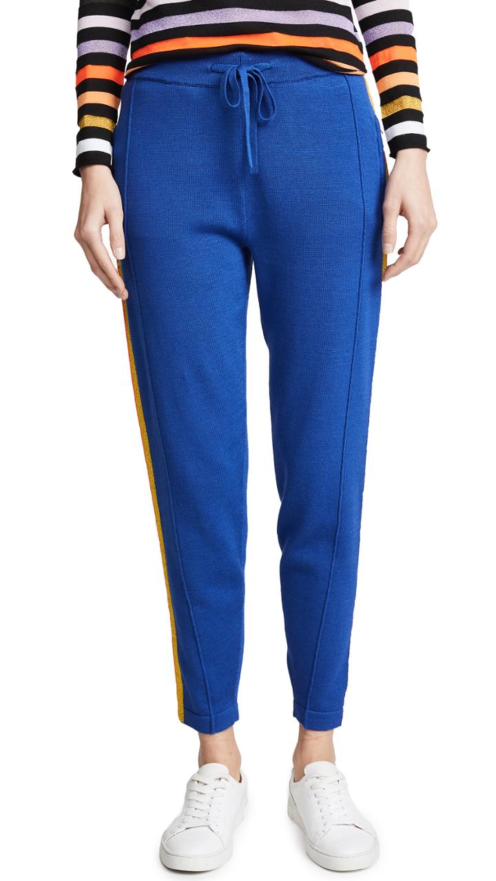 Replica Los Angeles Track Pants With Metallic Side Stripes