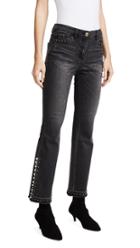 Sjyp Detailed Flare Jeans