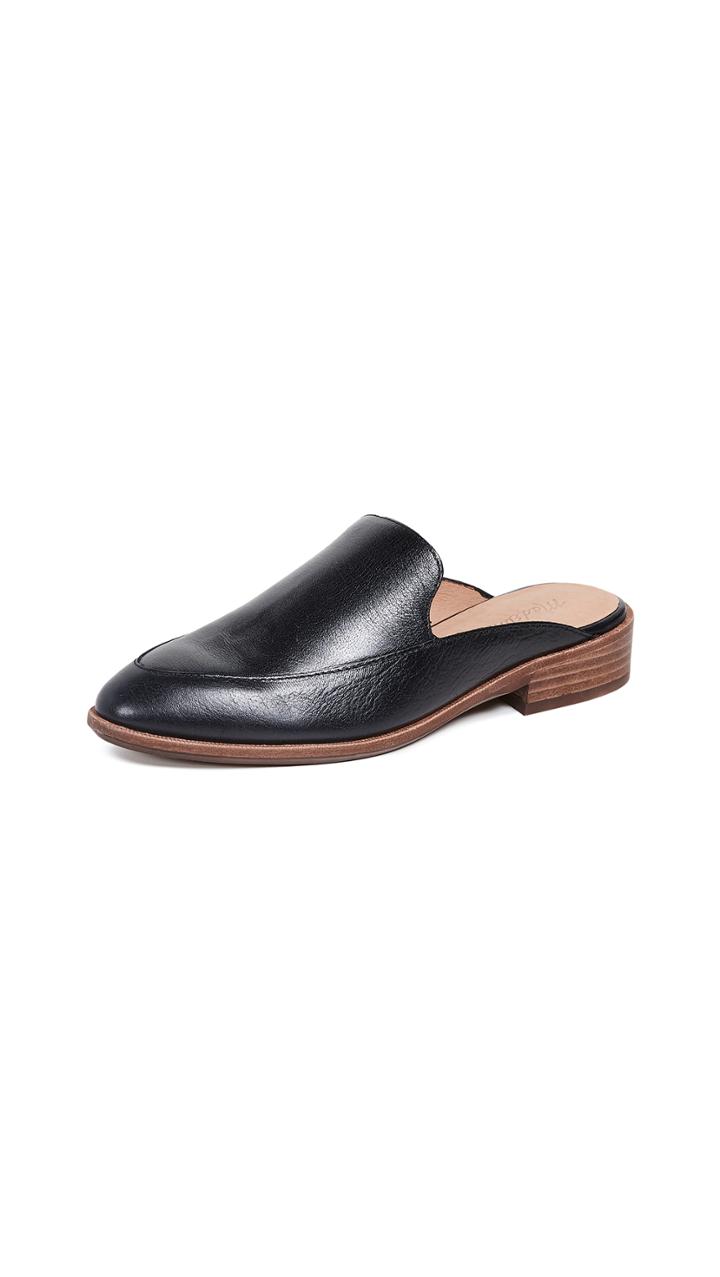 Madewell The Frances Loafer Mule In Leather