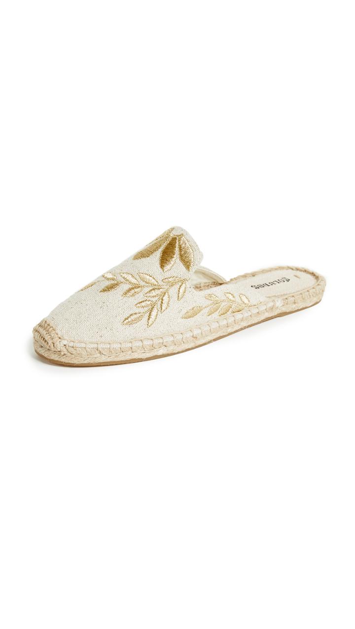 Soludos Embroidered Mules